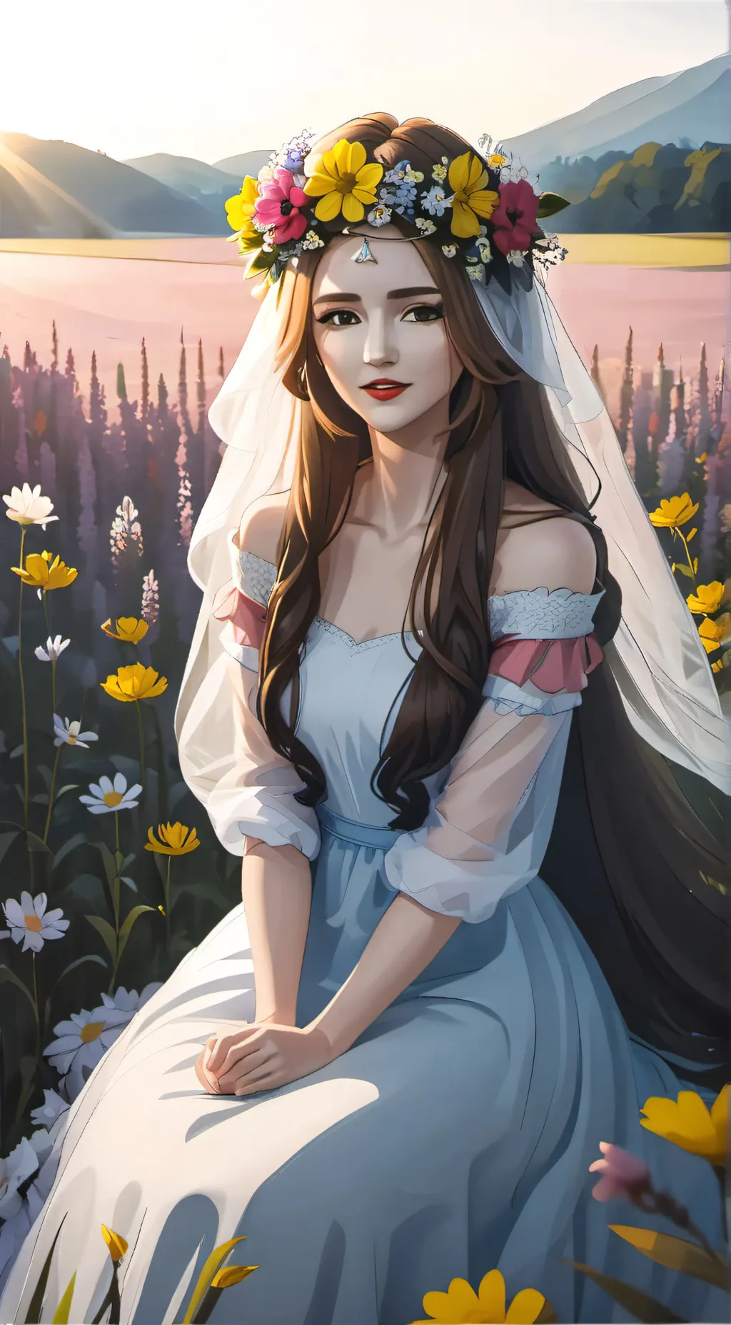 ai character: Princess Eva  background