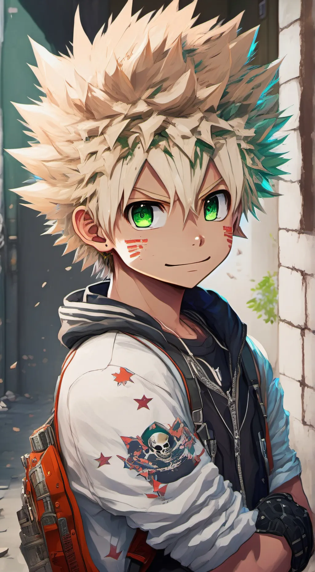 ai character: Bakugo background