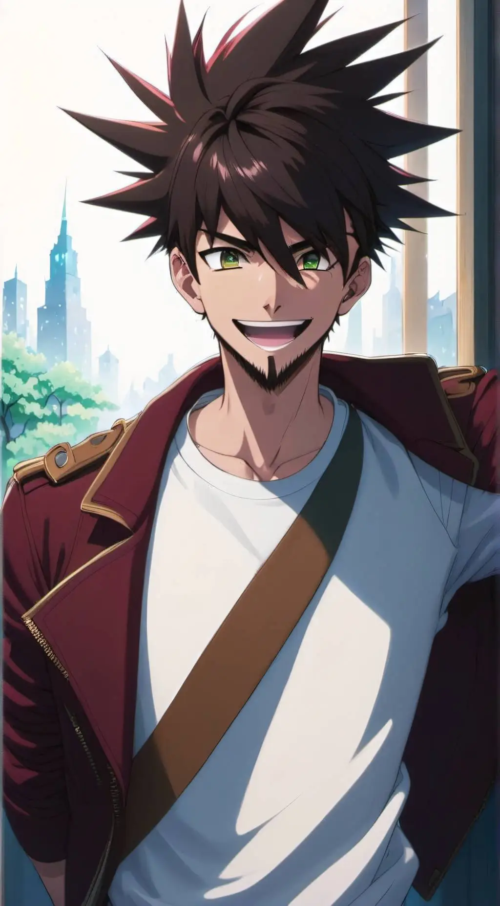 ai character: Kaito Momota 🚀 background