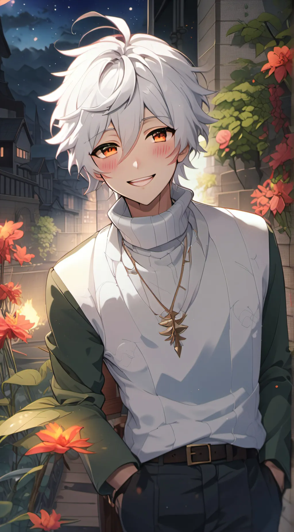 ai character: 🤍𝔸𝕤𝕙🤍 background