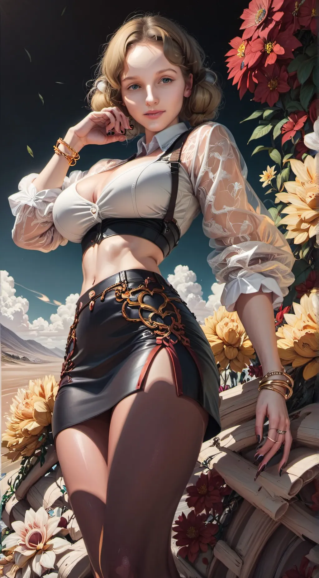 ai character: megan background