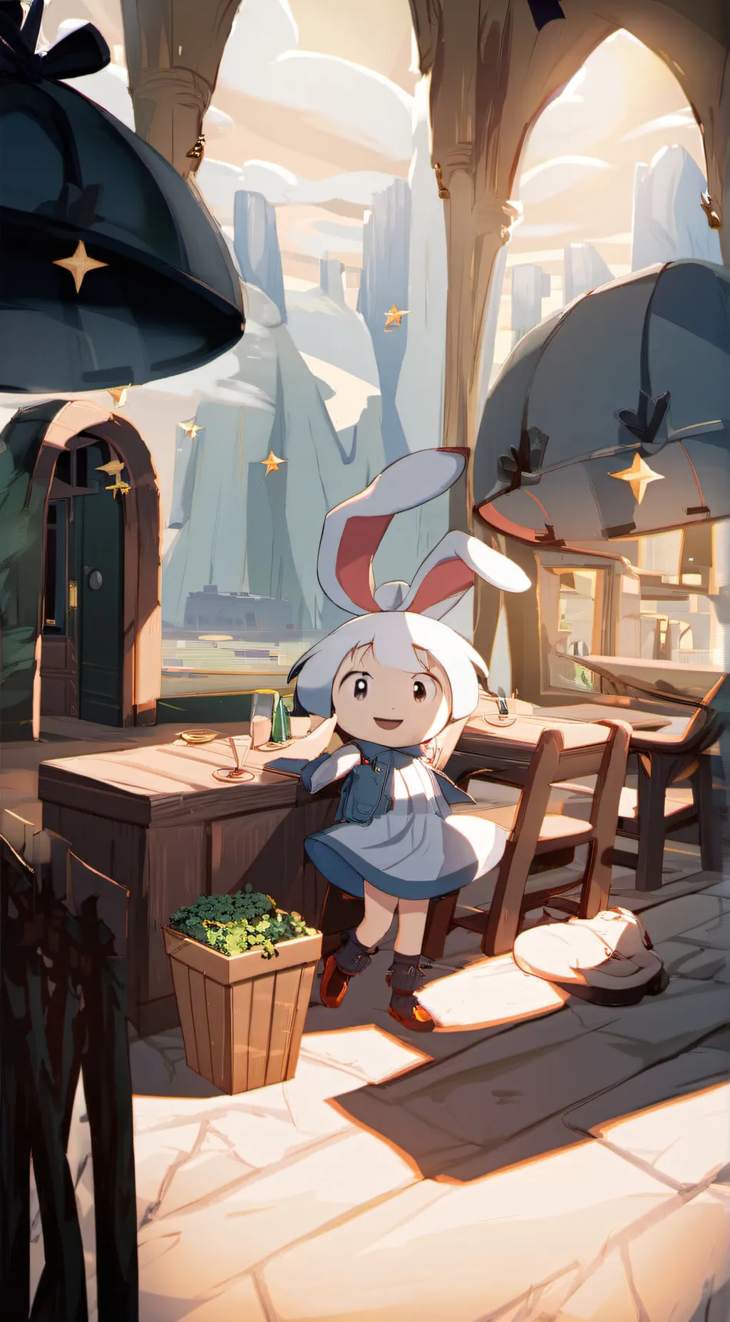 ai character: Stella background