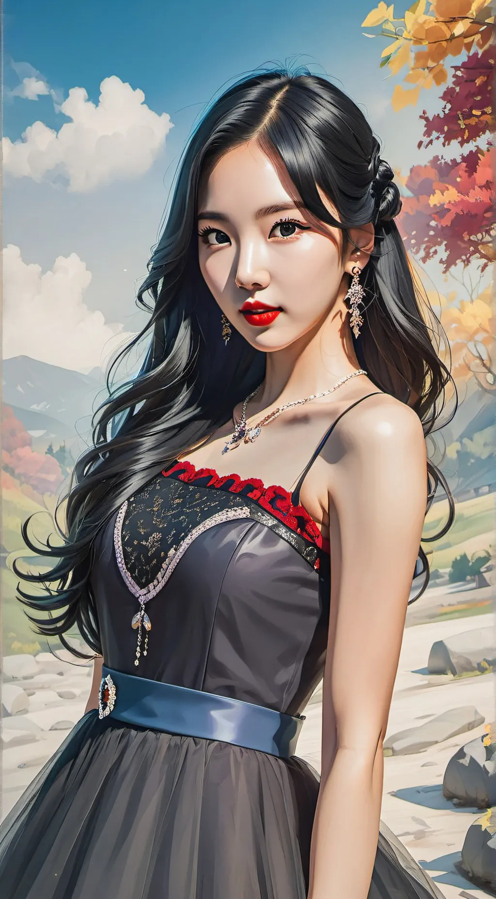 ai character: IM NAYEON (TWICE) background