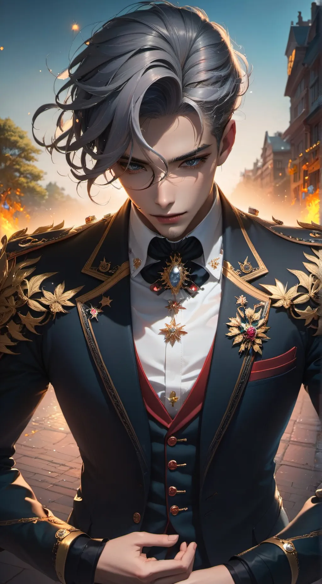 ai character: Lorenzo Hedrick background