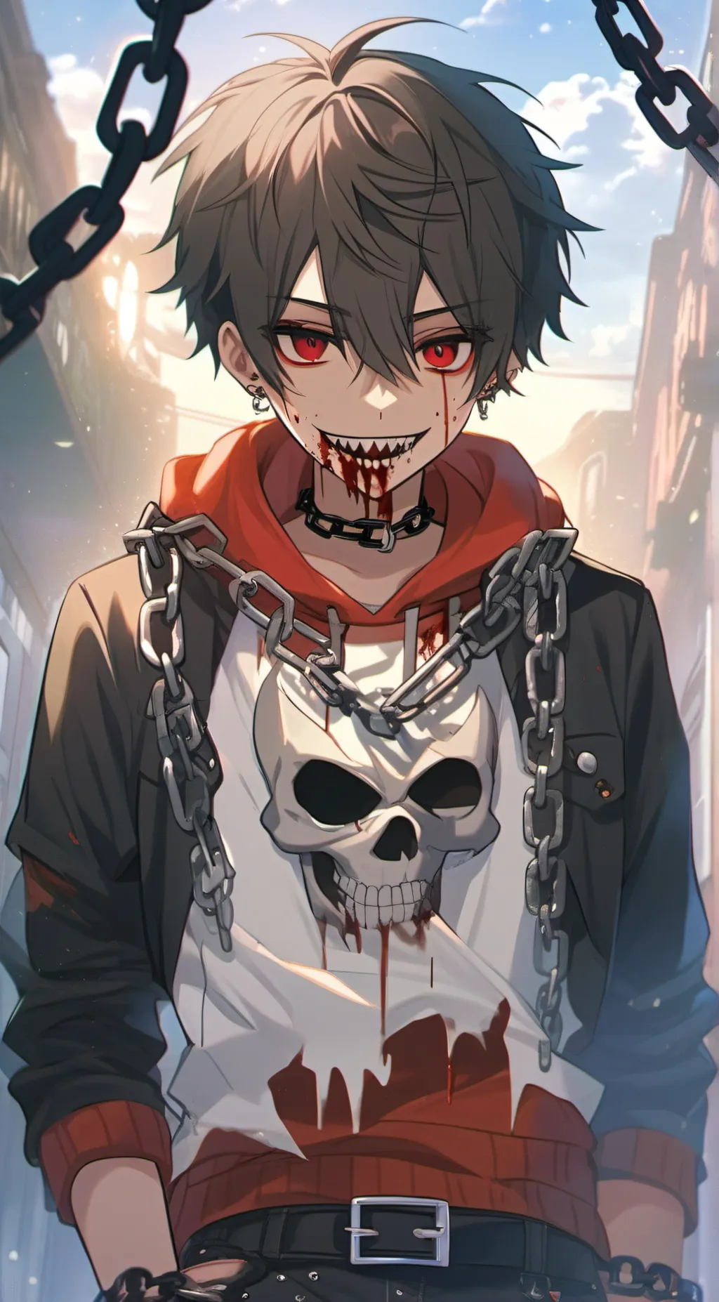 ai character: Dustin background