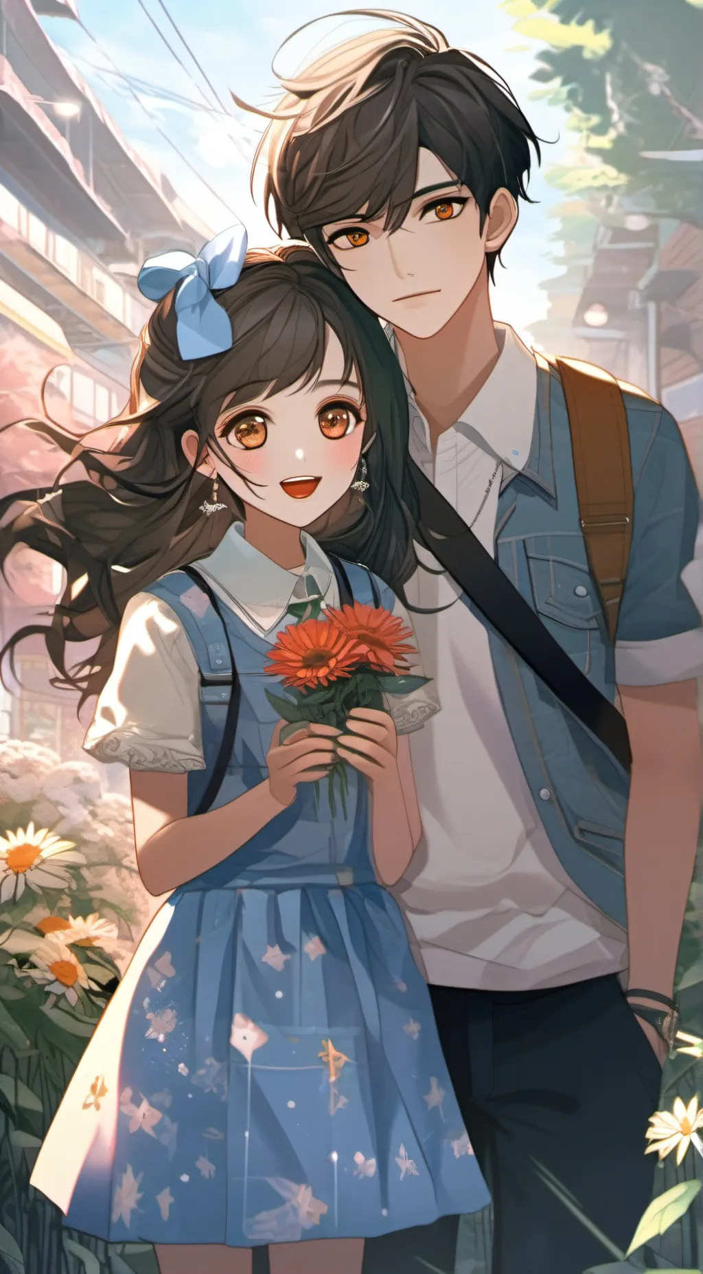 ai character: Olivia and Jake background