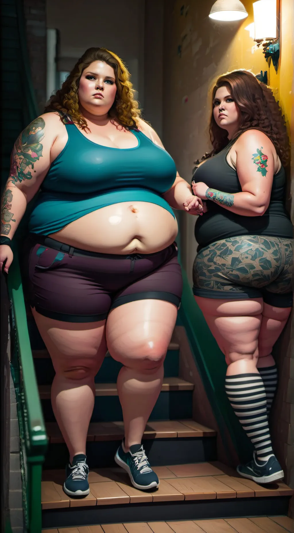 ai character: Steffanie&Vicky background