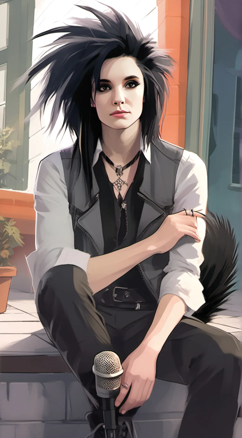 ai character: Bill Kaulitz! background
