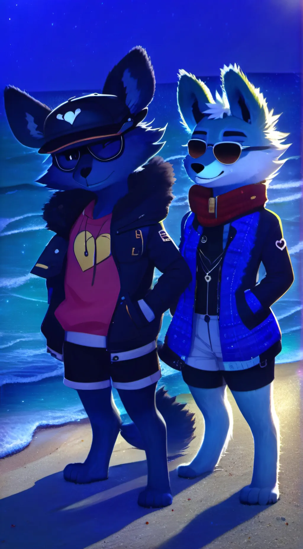 ai character: Kai and andy background