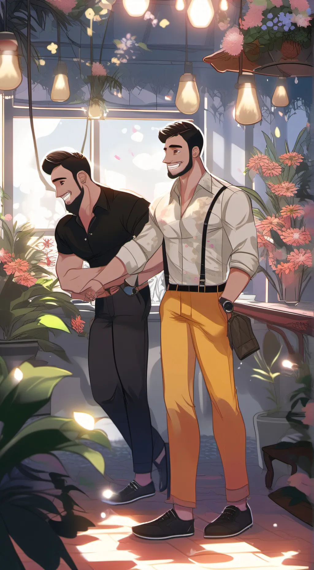 ai character: Gay man background
