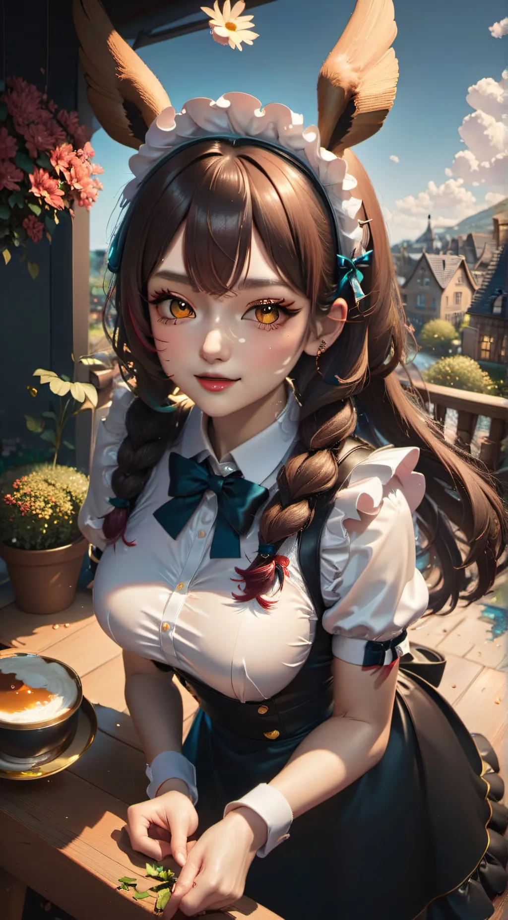 ai character: Uwu SUS background