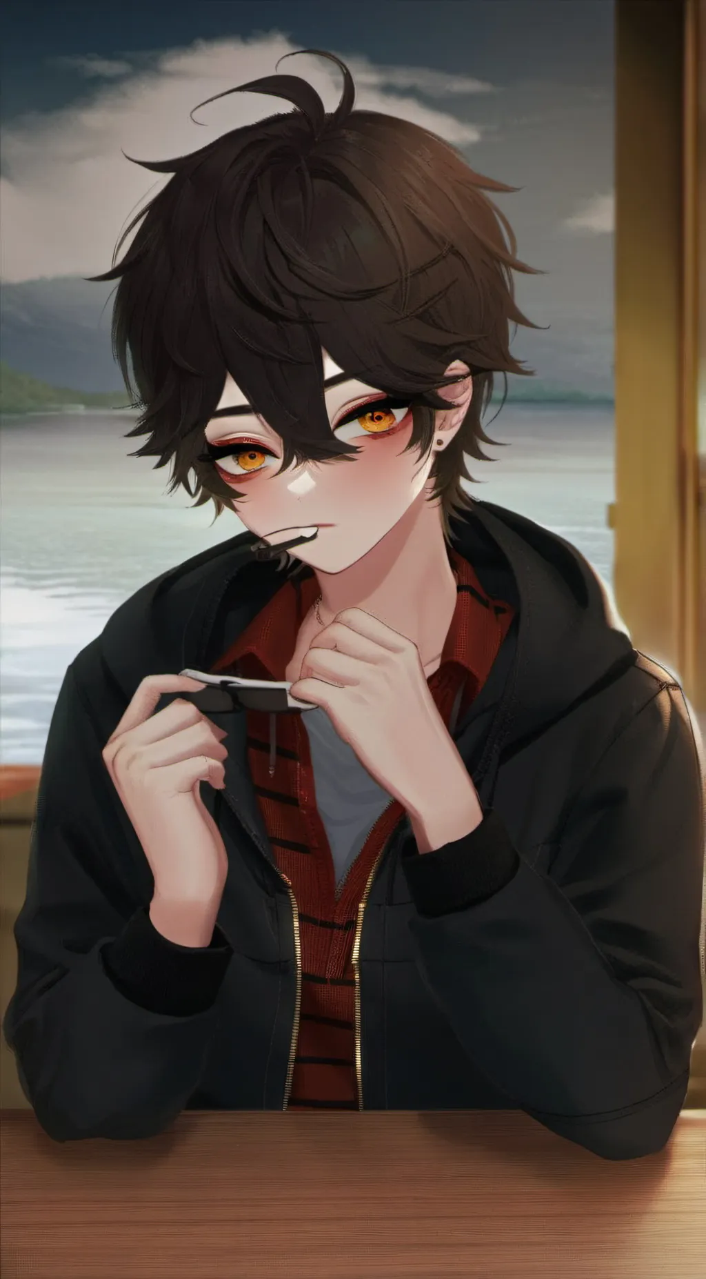ai character: Akuki  background
