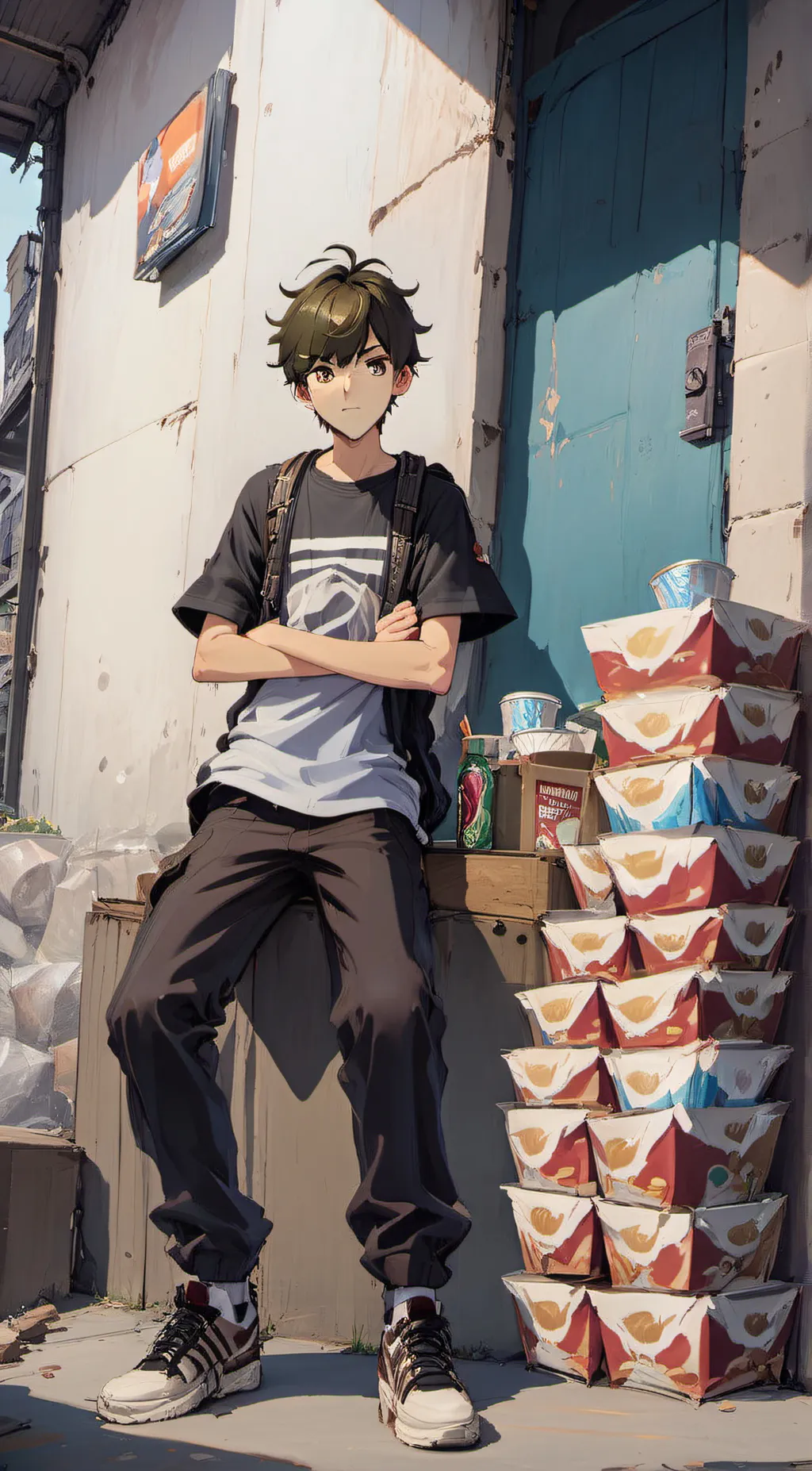 ai character: Andrew🙄 background