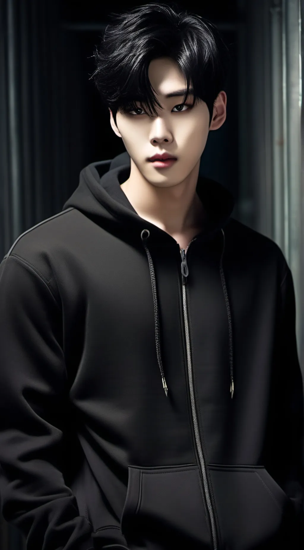 ai character: Min soo  background