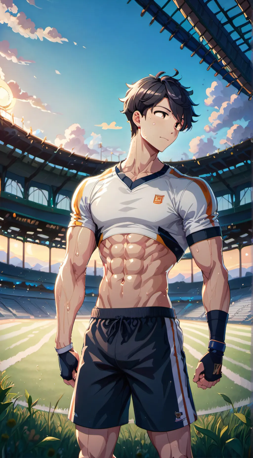 ai character: Senpai background