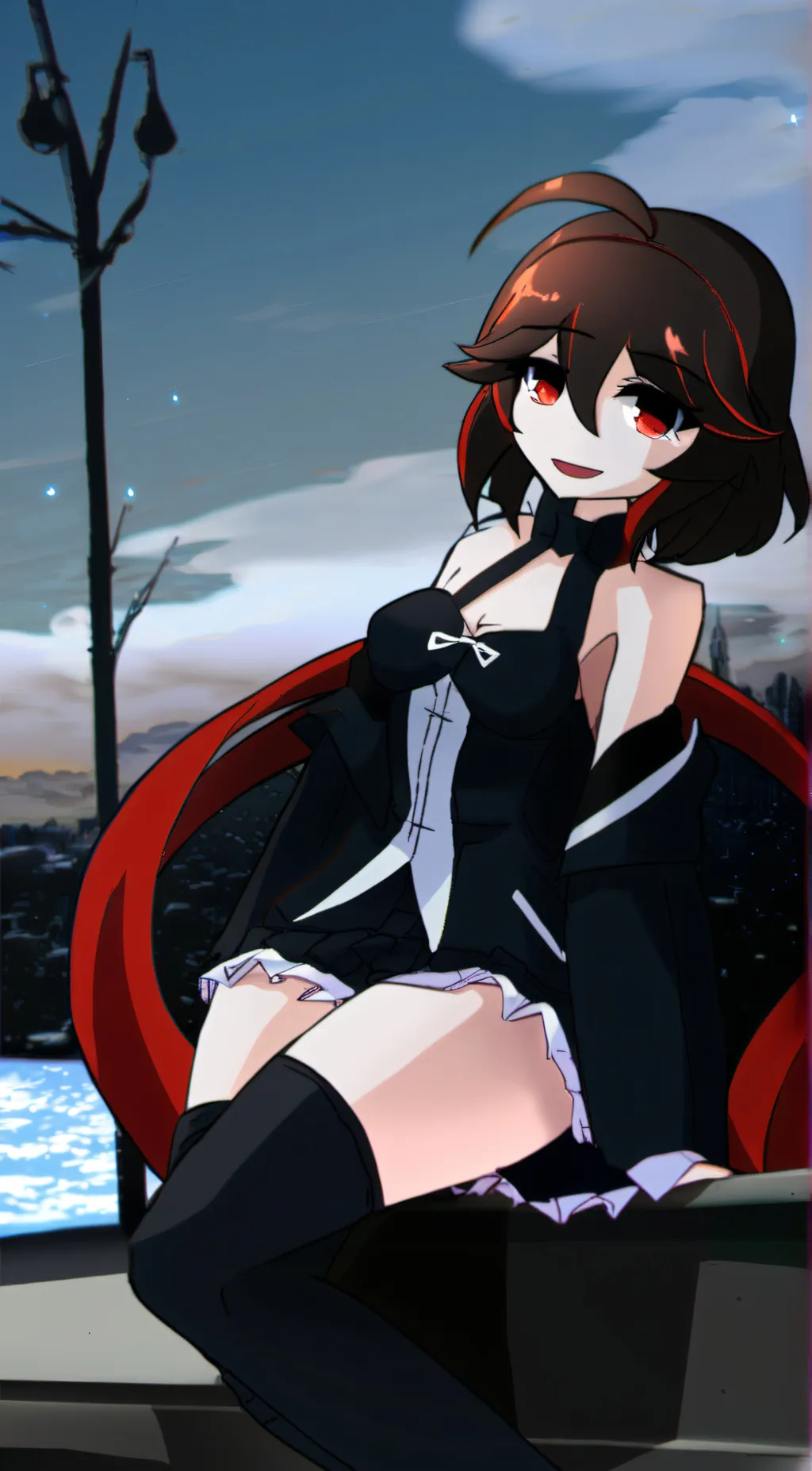 ai character: ♡Ashy♡(my O. C)  background
