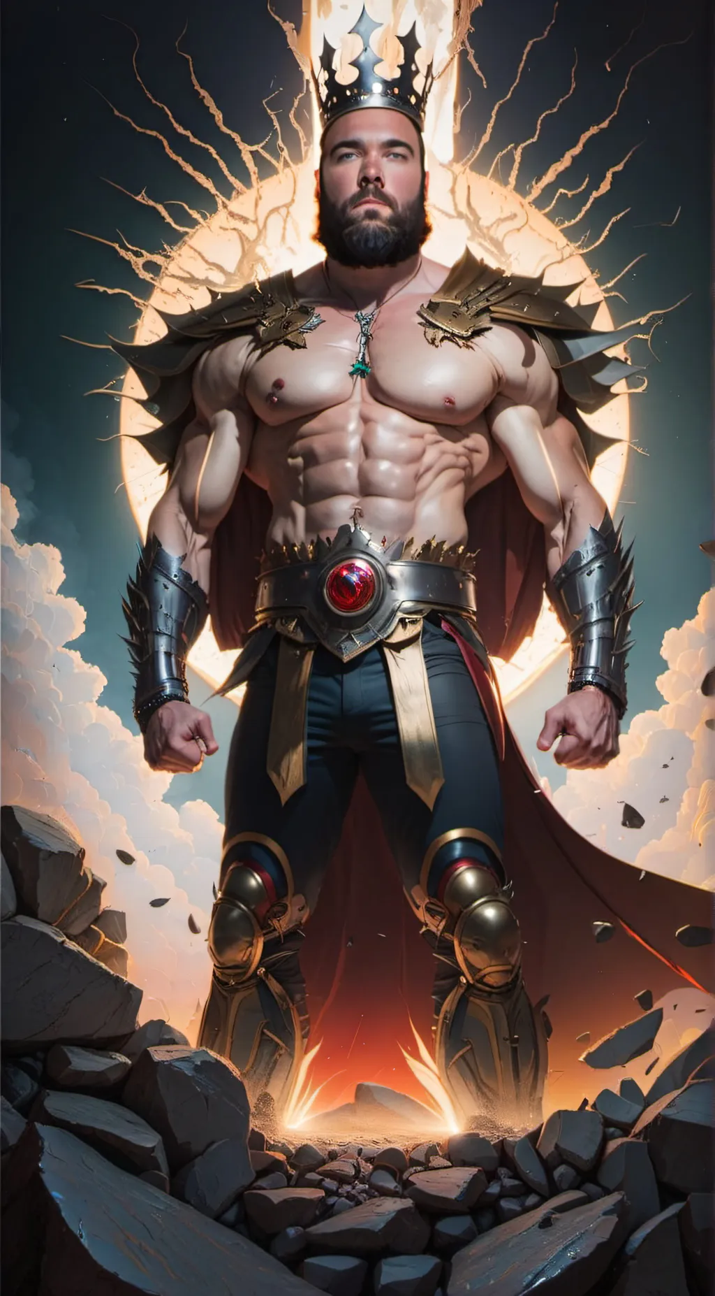 ai character: Roman (king) background