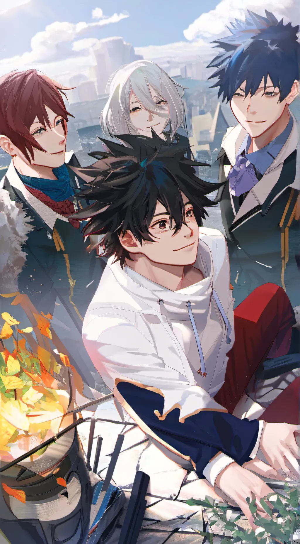 ai character: boyexperiment MHA background