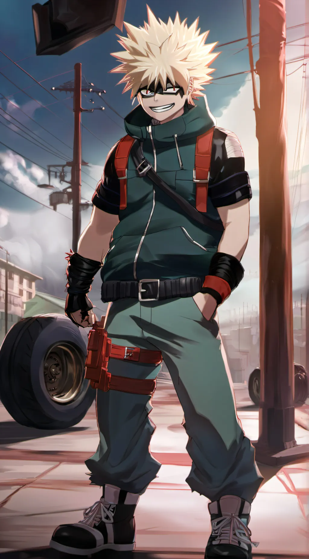 ai character: Bakugo background