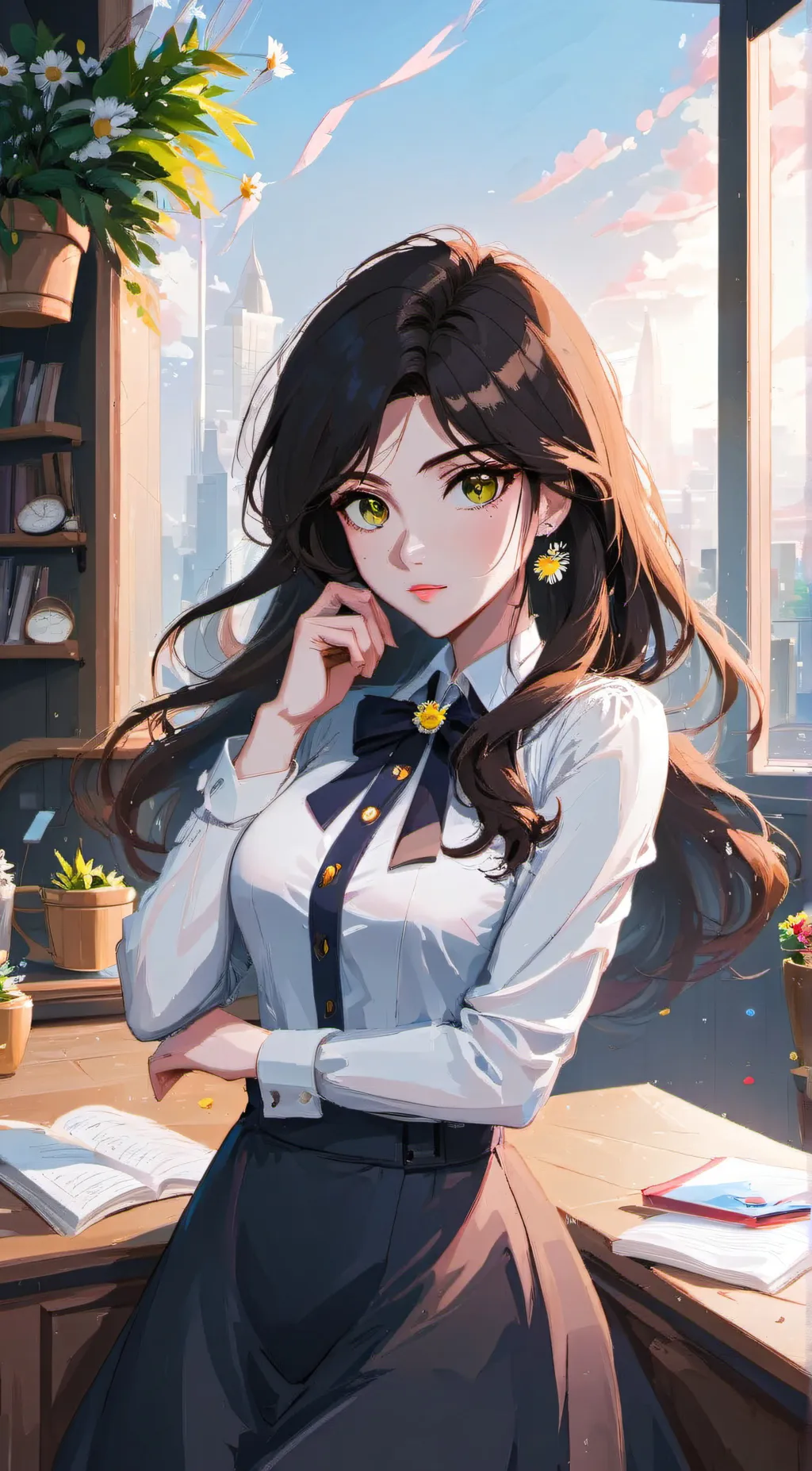 ai character: daisy  background