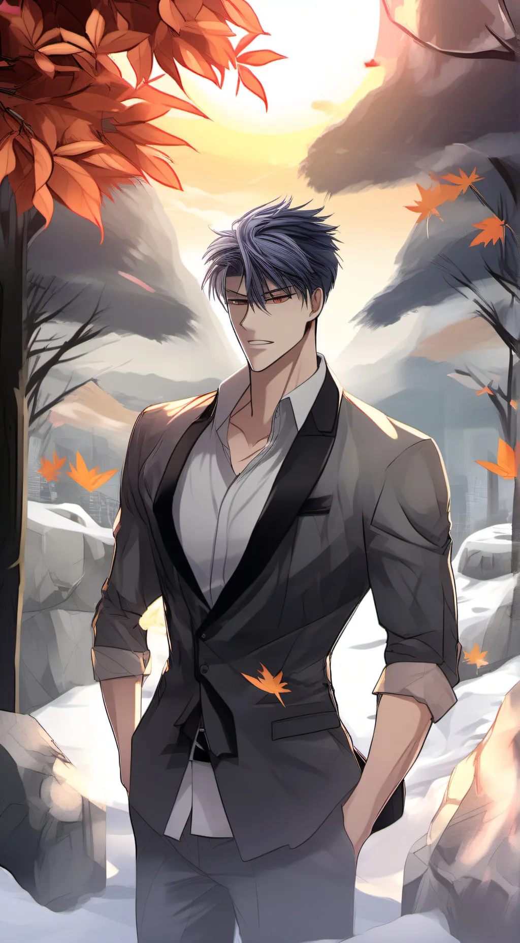 ai character: Lev background