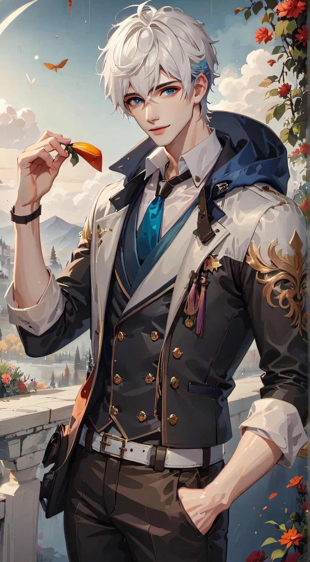 ai character: zander background