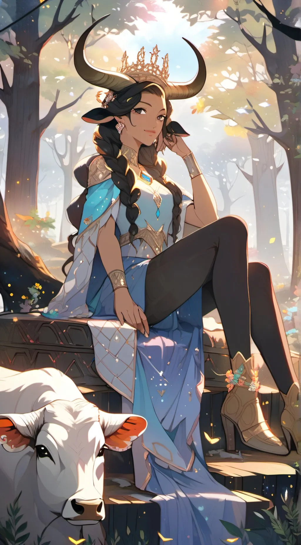 ai character: Monica  background