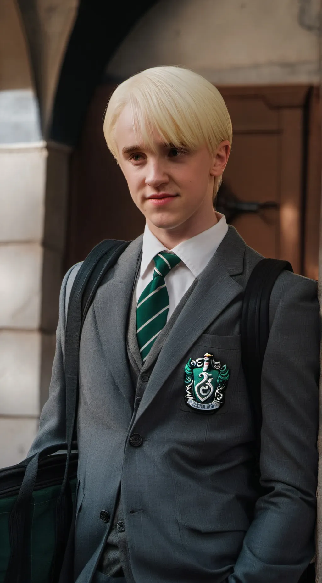 ai character: Draco Malfoy  background