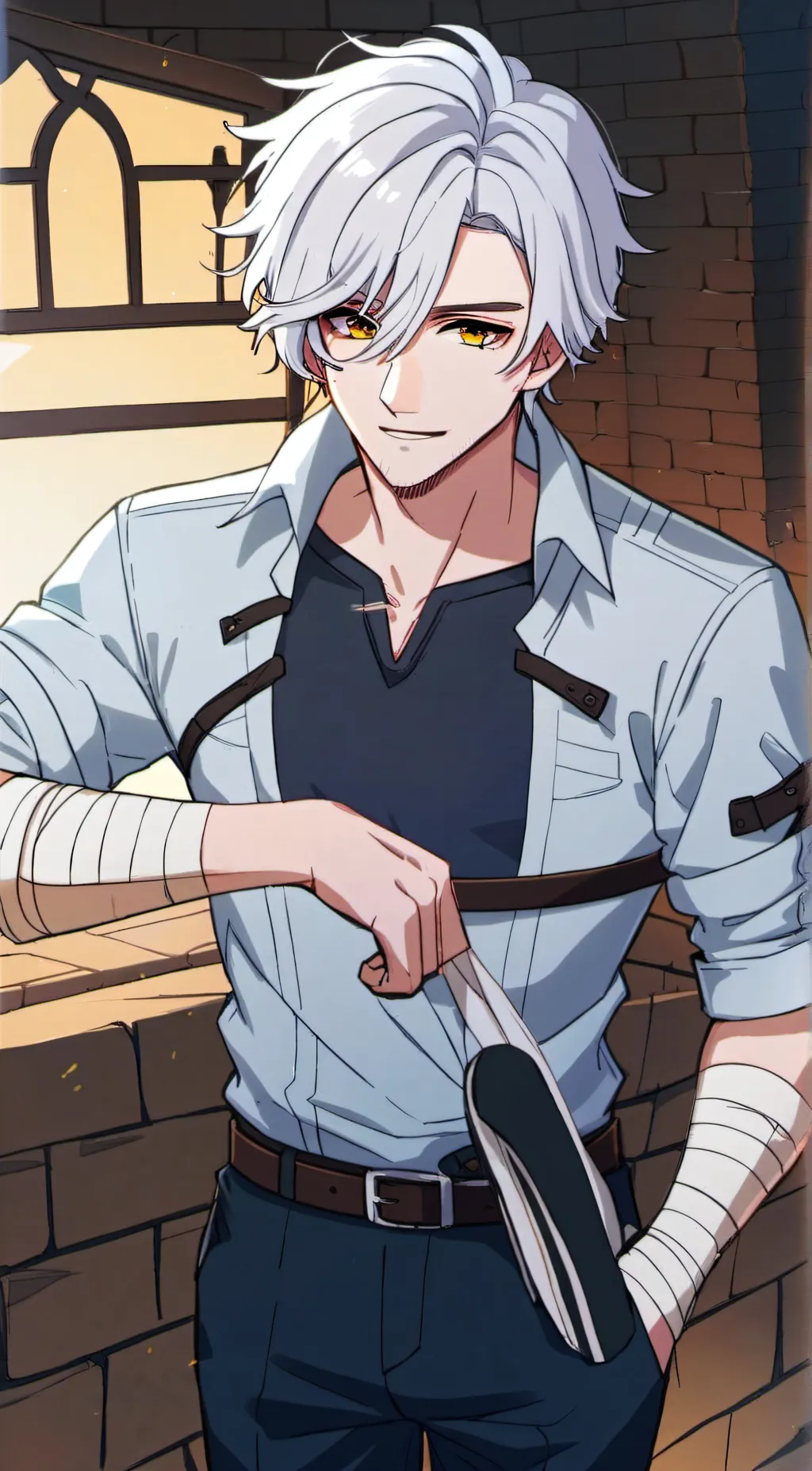 ai character: Kai  background
