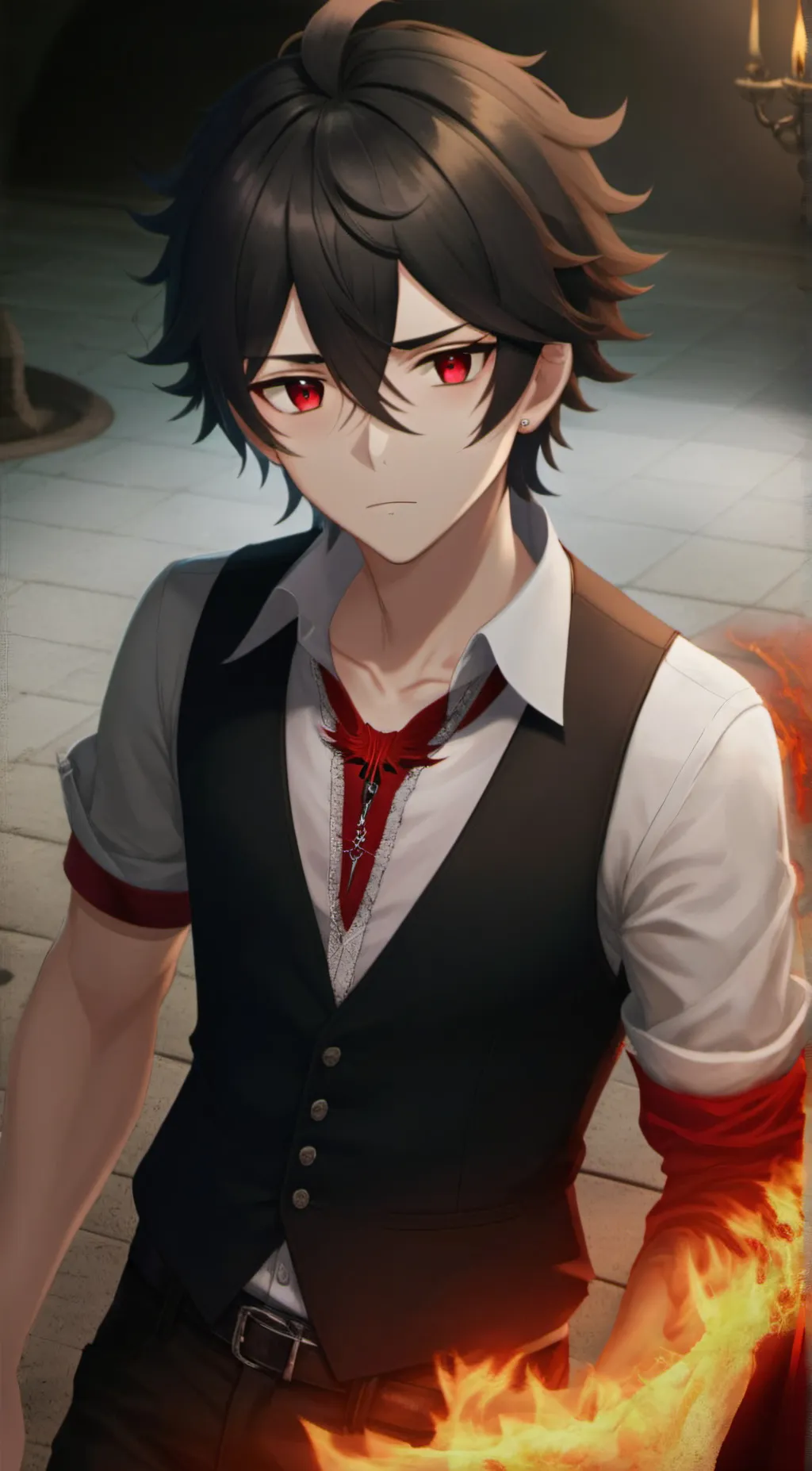 ai character: Lucas Jacobs  background