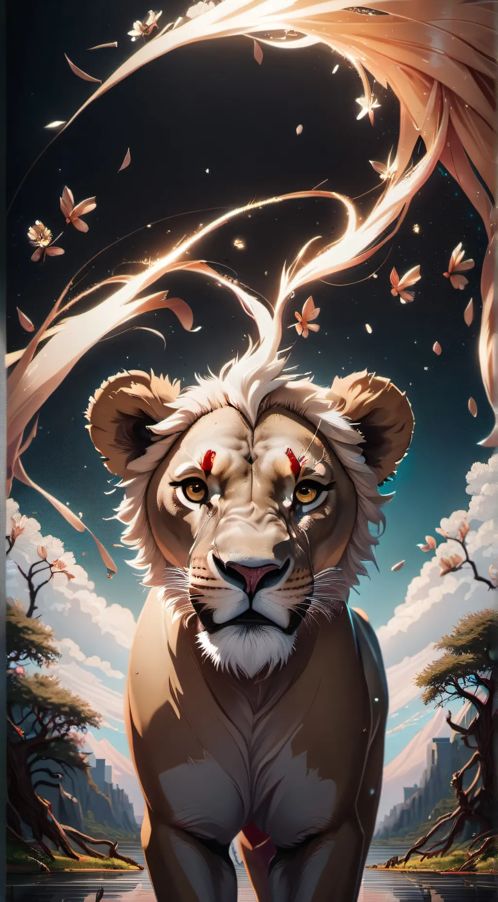 ai character: Luna background