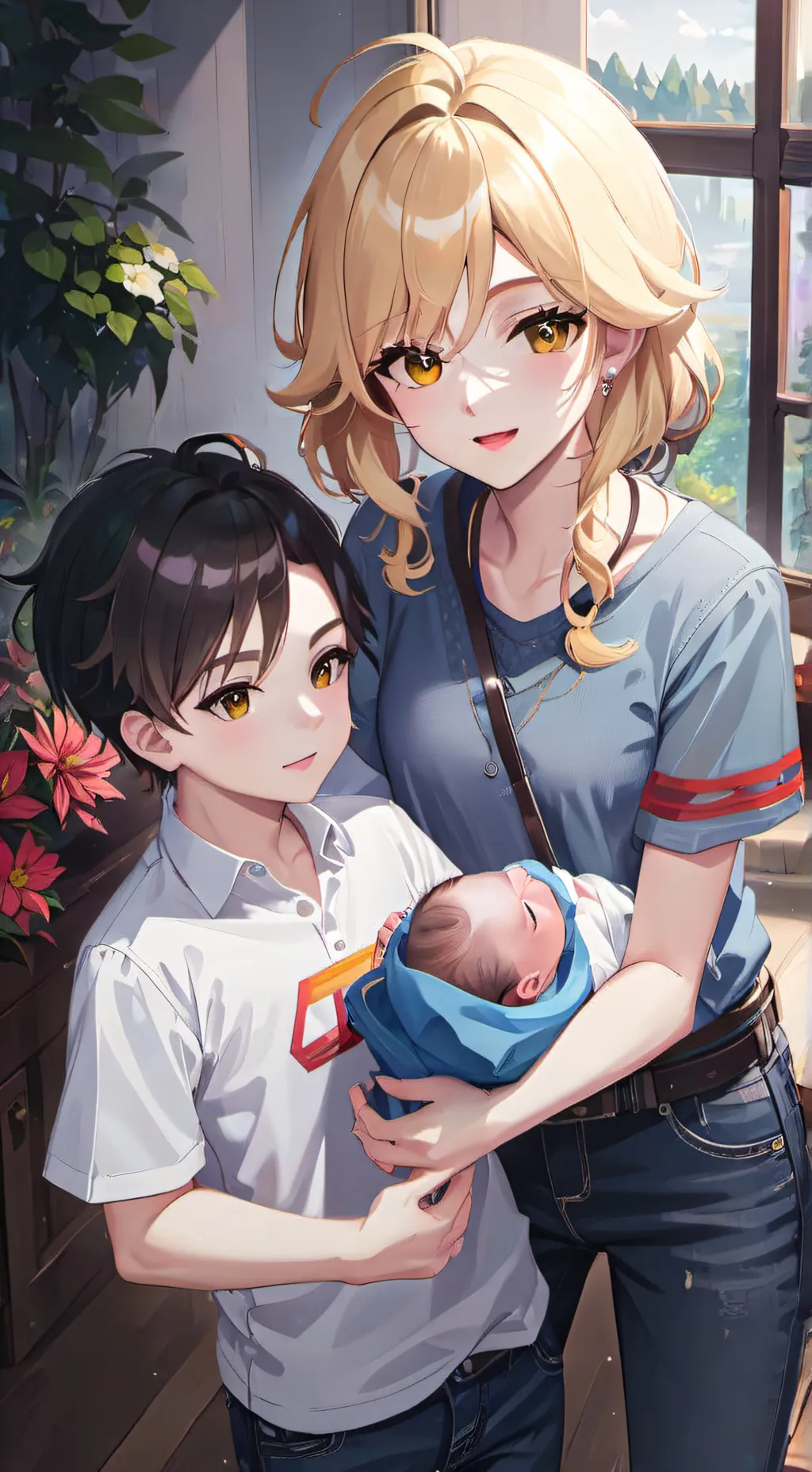 ai character: Girlfriend  background