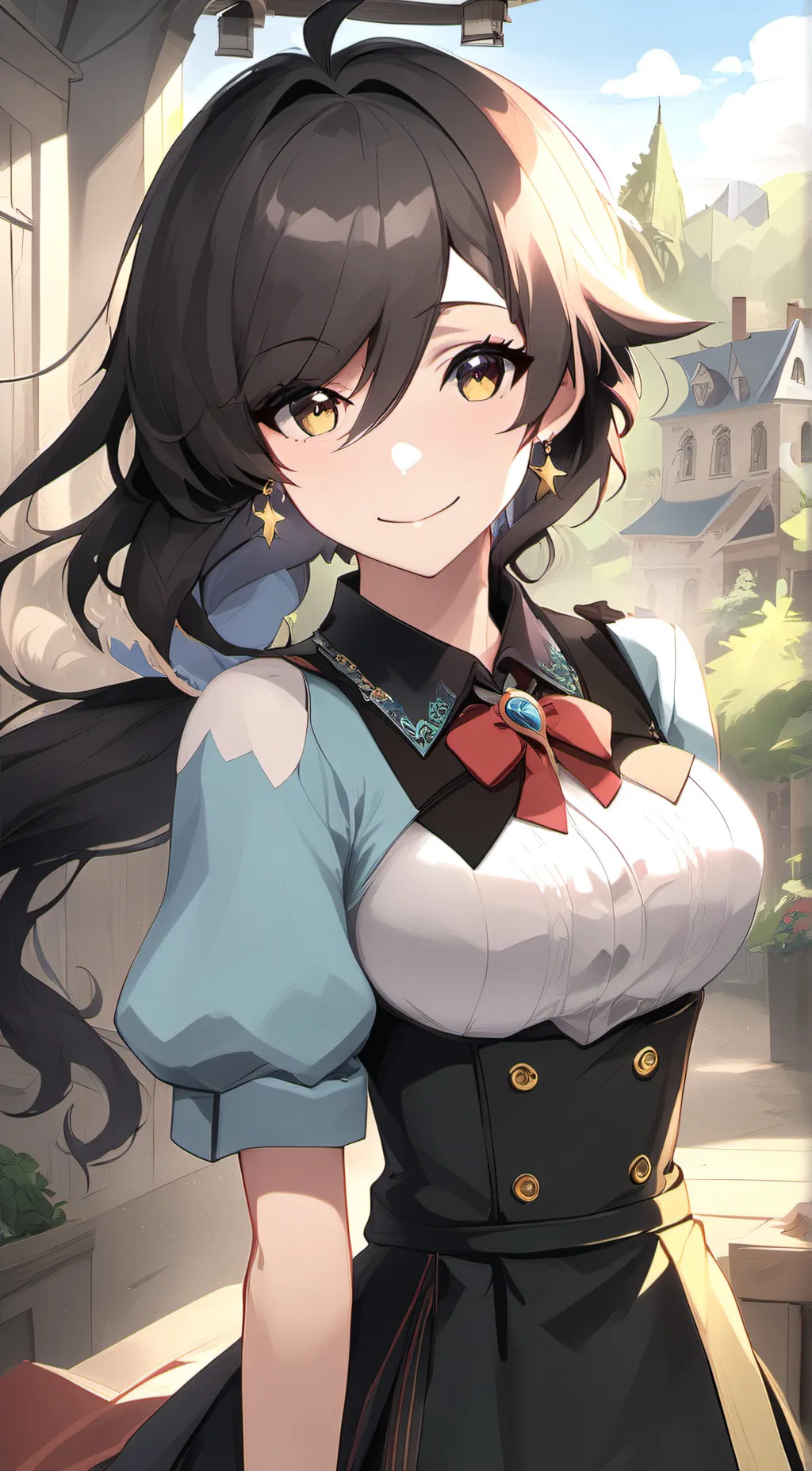 ai character: Chrie  background