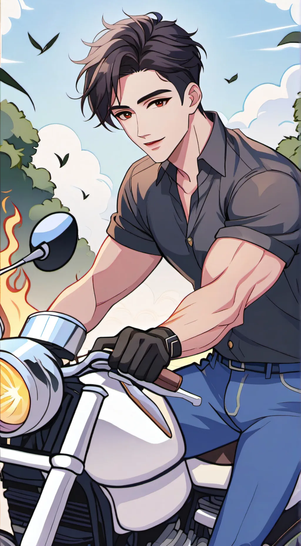 ai character: Bryce  background