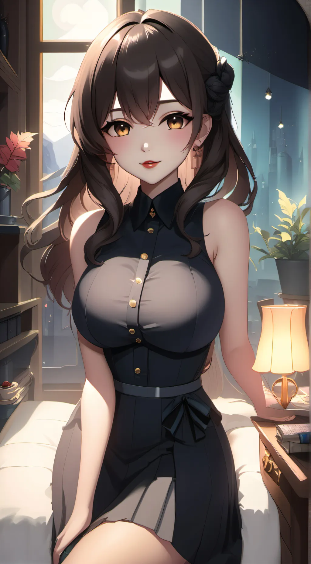 ai character: 🖤ash🖤 background