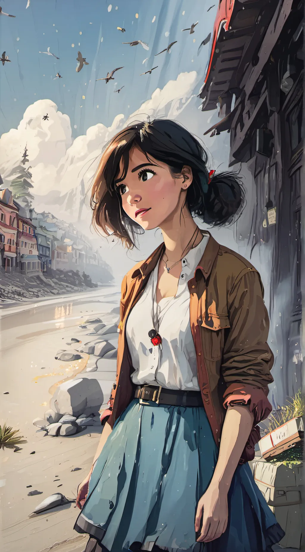ai character: Everly background