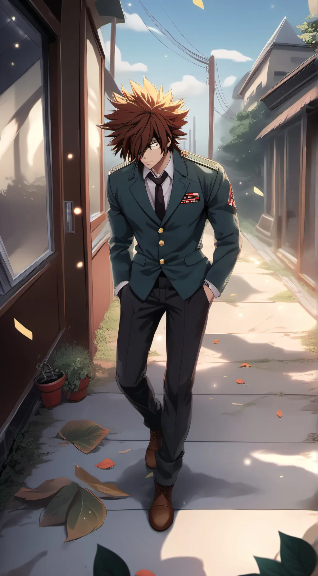ai character: mha lost AU background