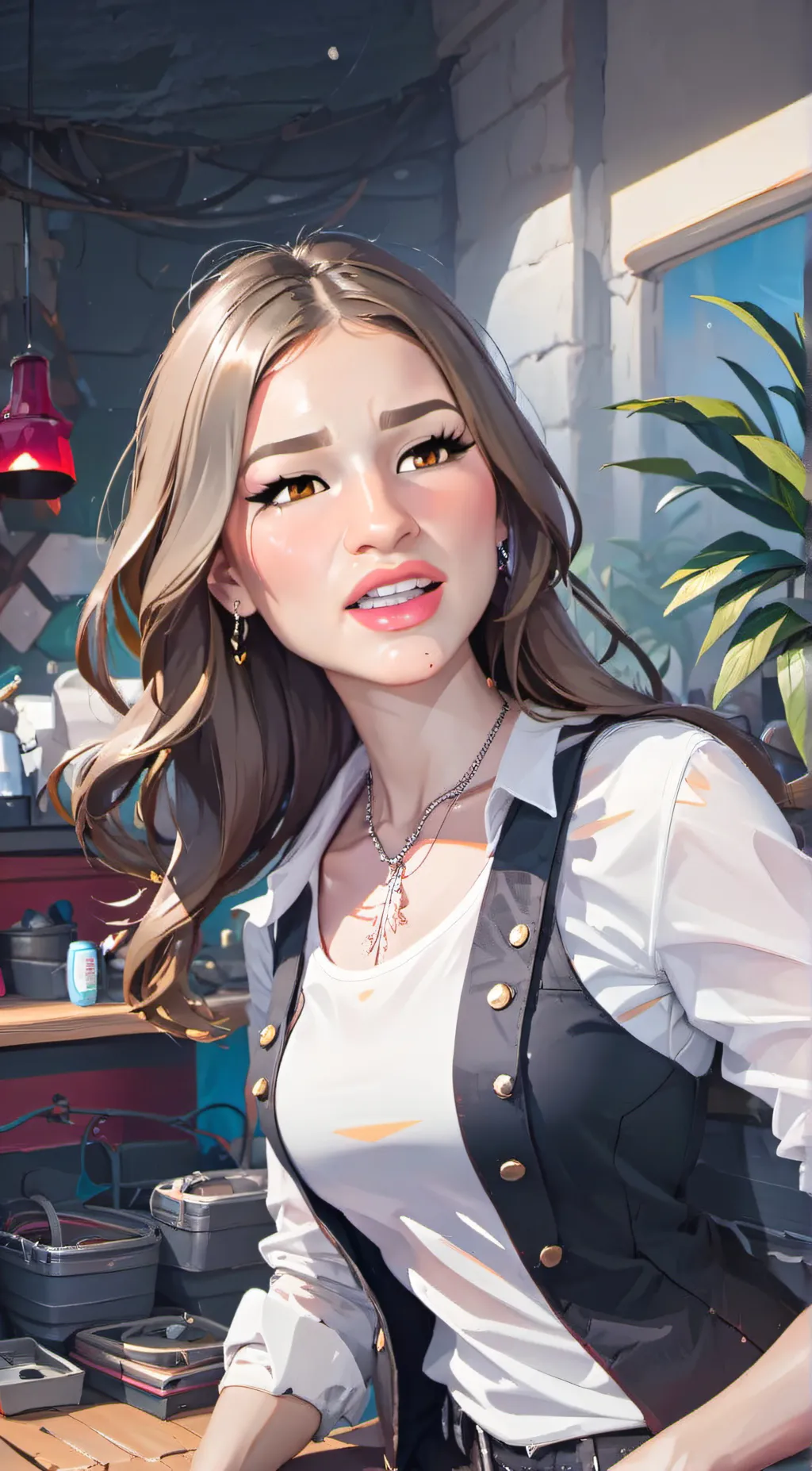 ai character: Mia background