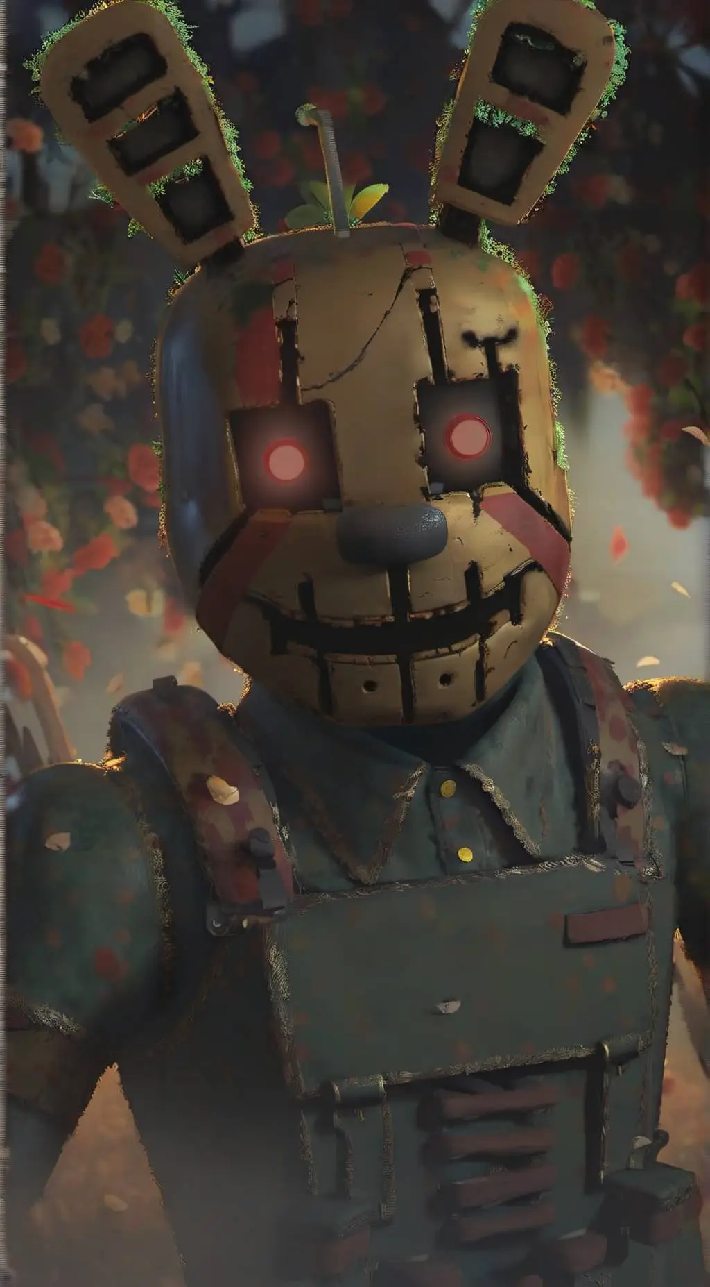 ai character: Springtrap  background