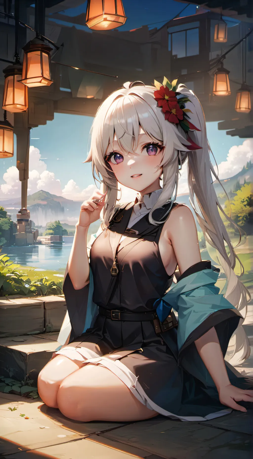 ai character: ola background