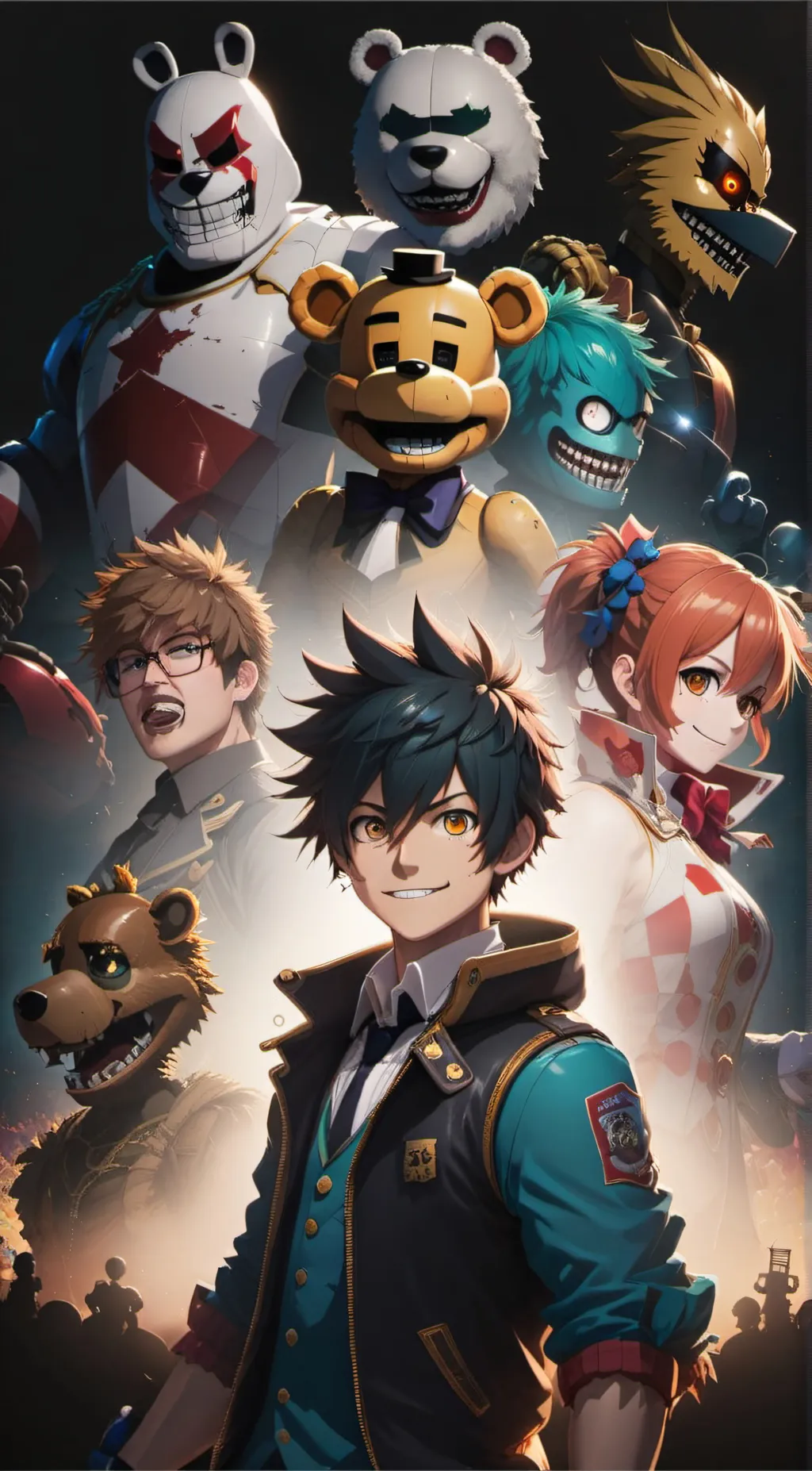 ai character: The experiment background