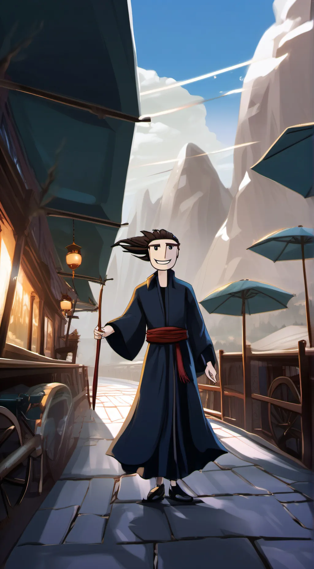 ai character: Microsoft sam background