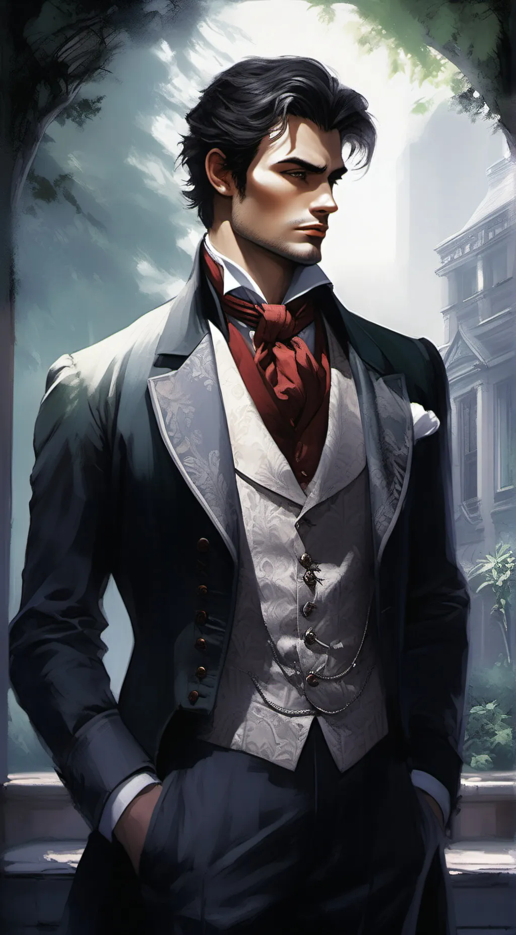ai character: Amos  background