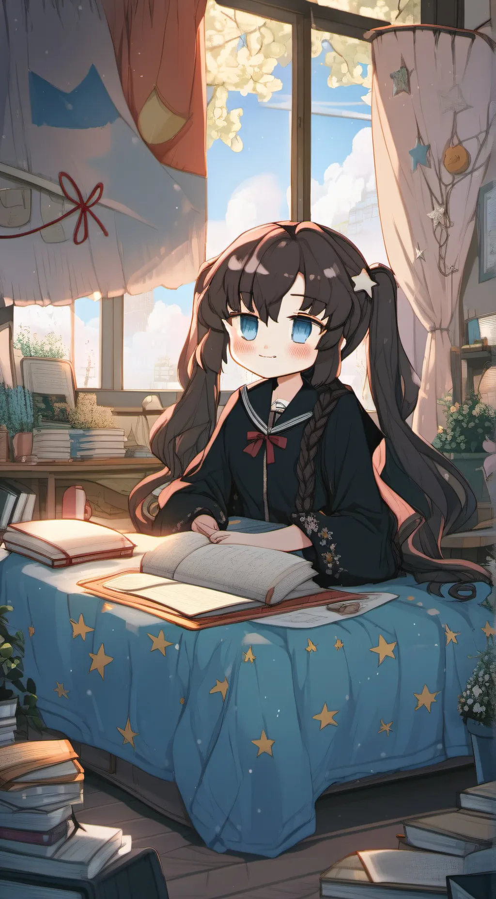 ai character: Haruka background