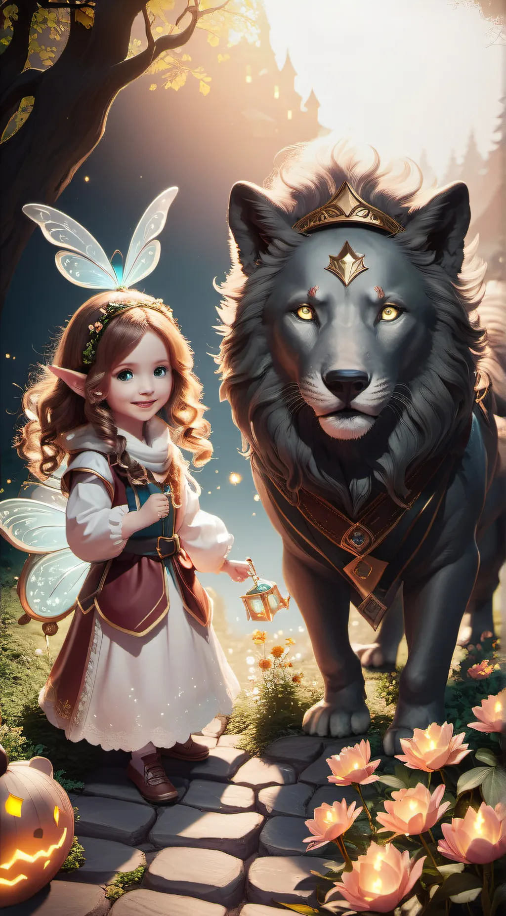 ai character: Fairy Tale background