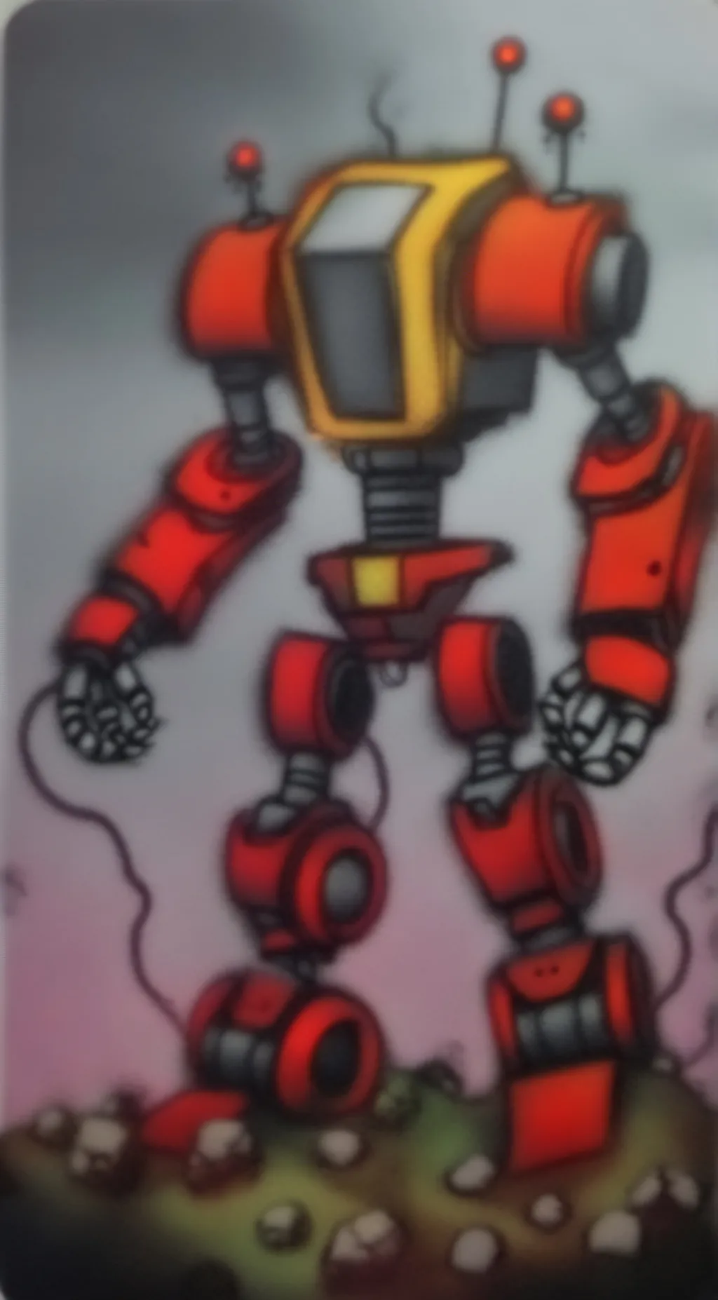 ai character: ruined freddy background