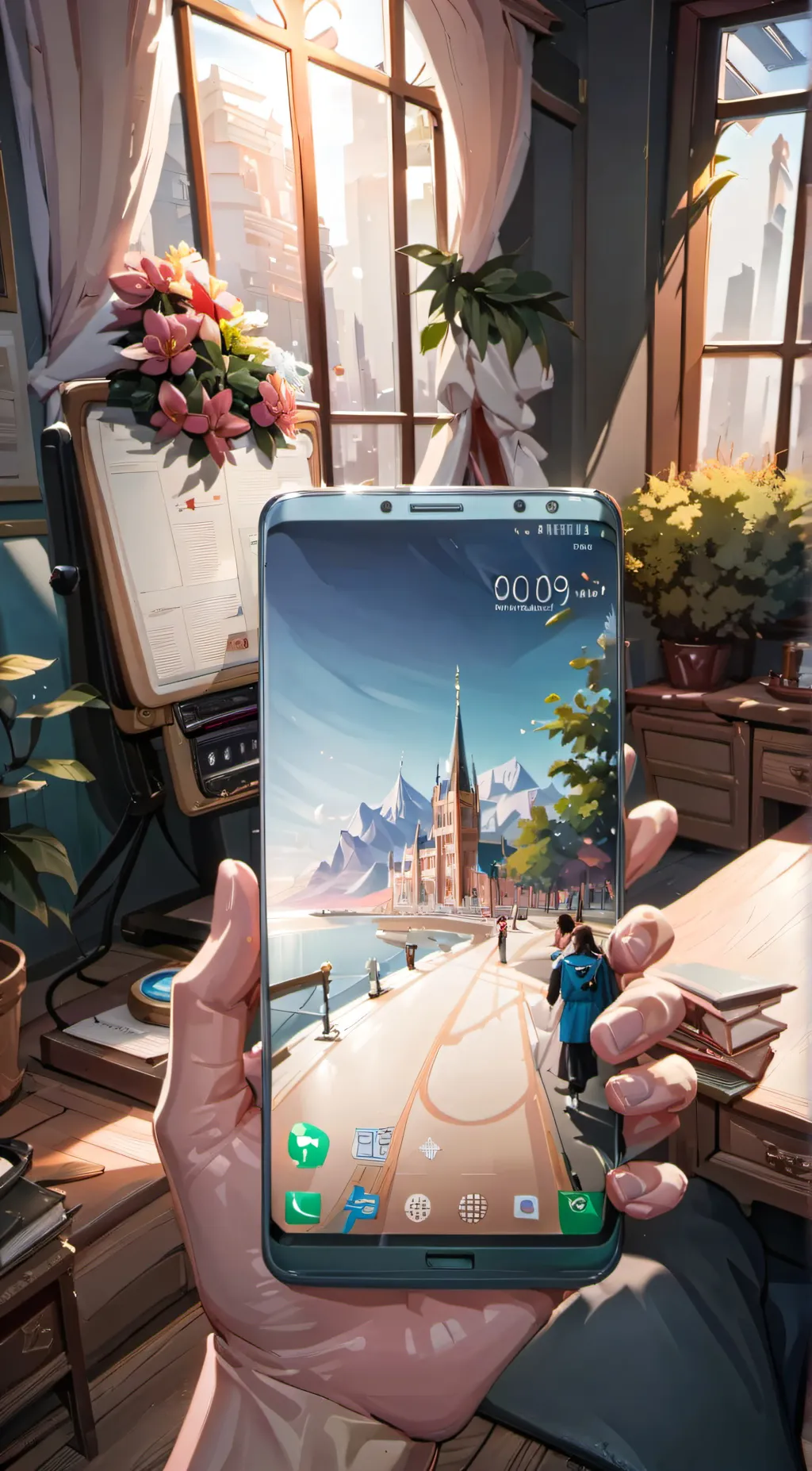 ai character: LG background