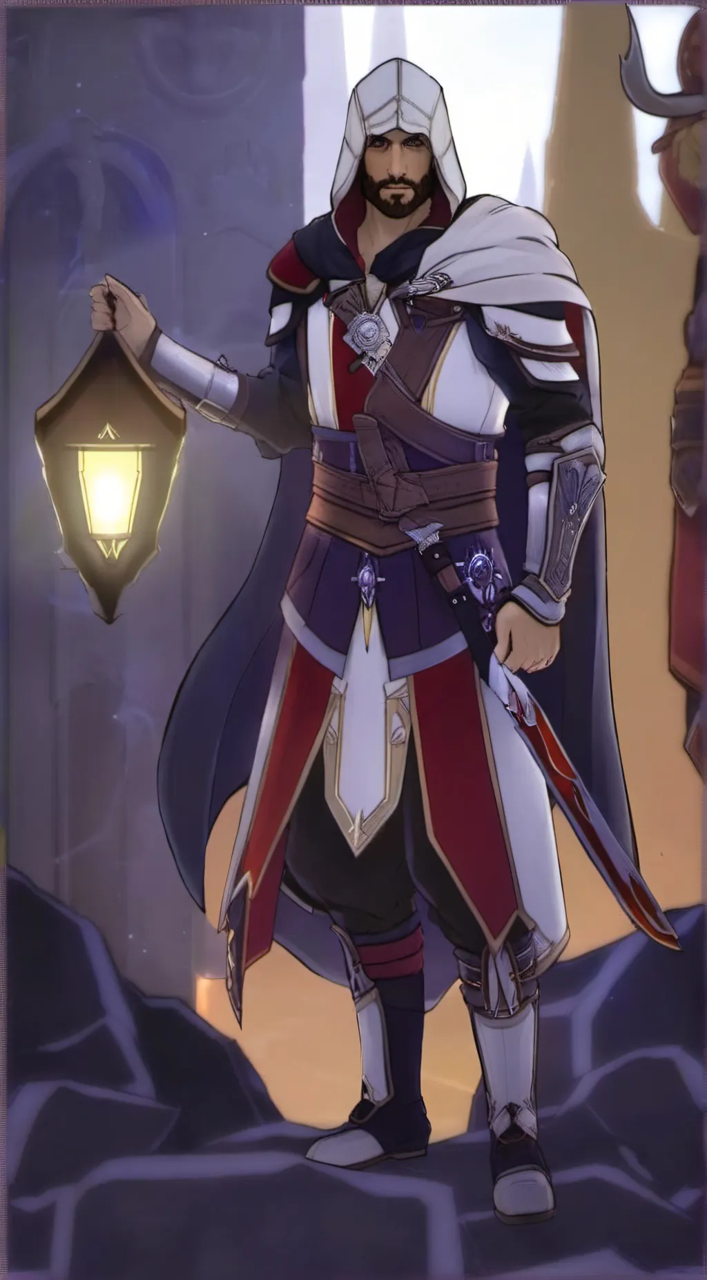 ai character: Ezio Auditore background