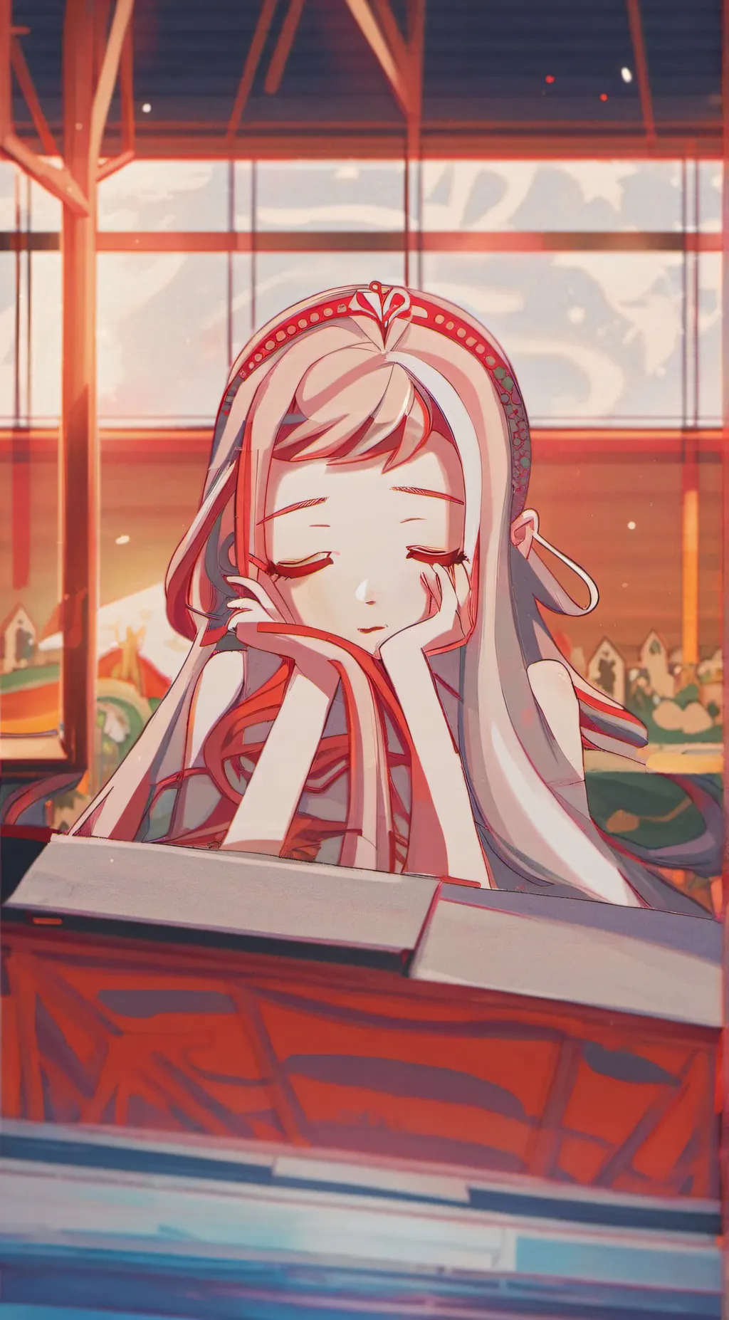 ai character: *yawns*polina background