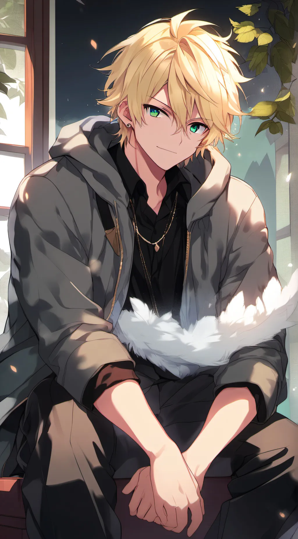 ai character: Ash background